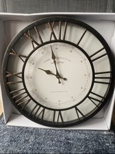 Wand Uhr Retro Wintage Styl Gross Batterie