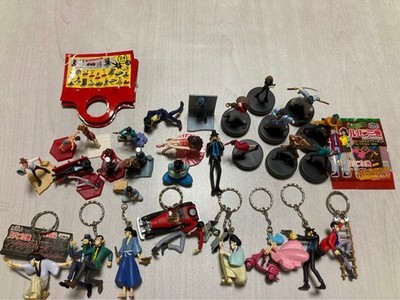 CocaCola Wurzeln Schlüsselanhänger Figur Set Lupine III Mini Figuren Selten O...