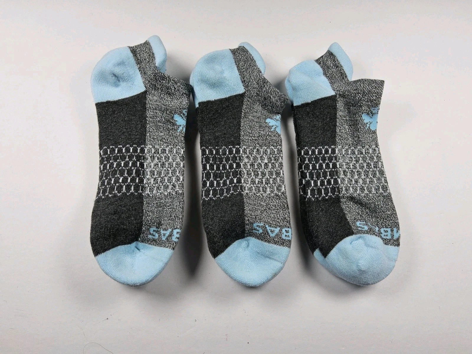 Bombas Original Athletic Ankle Socks Lot Of 3 Pairs Size M