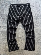 Vivienne Westwood Striped Flared Wool Pants Size 50 Made In Italy