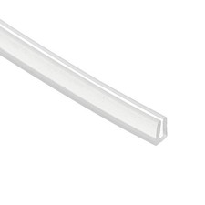 U Channel Edging Trim, 13.1 ft 0.2"Wx0.04"Tx0.12"H Sheet Edge Guard Protector