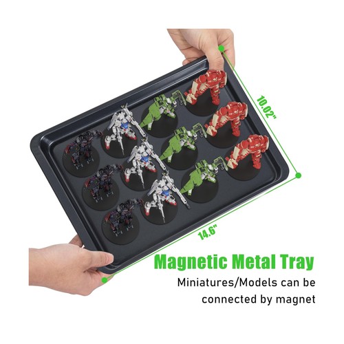 WELIDAY Miniatures Storage Case Transport Case w/ Lock (Large) - Picture 3 of 7