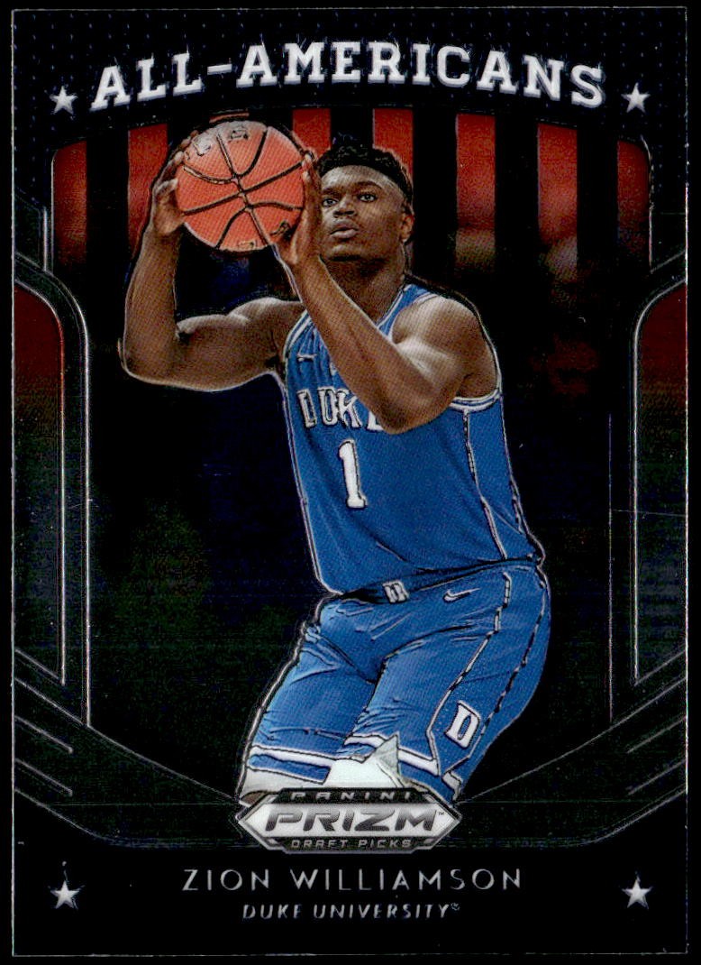 2019 Panini Prizm Draft Picks #100 Zion Williamson Rookie E1