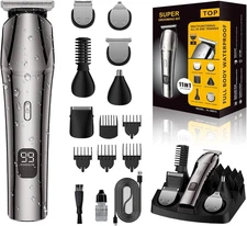 Beard Trimmer & Hair Clippers for Men, Electric Razor & Shaver for Nose Body Fac