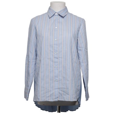 Sandro, Hemd, Größe: XS, Blau/Weiß, Baumwolle/Polyester/Viskose, Streifen #4Hb