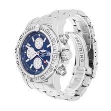 Breitling Super Avenger II A13371111C1A1 Blue Dial Stainless Steel Watch 5