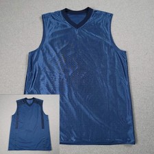 VTG Nike Jersey Men Large Shiny Dazzle Mesh Basketball Center Swoosh Reversible