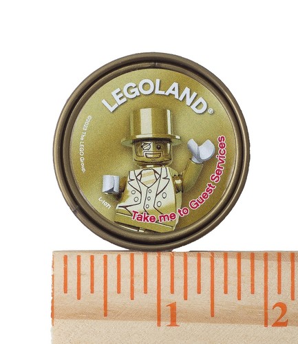 4) 1x1x2 Gold Stackable Candle / Rod Brick Bricks - NEW Lego Parts