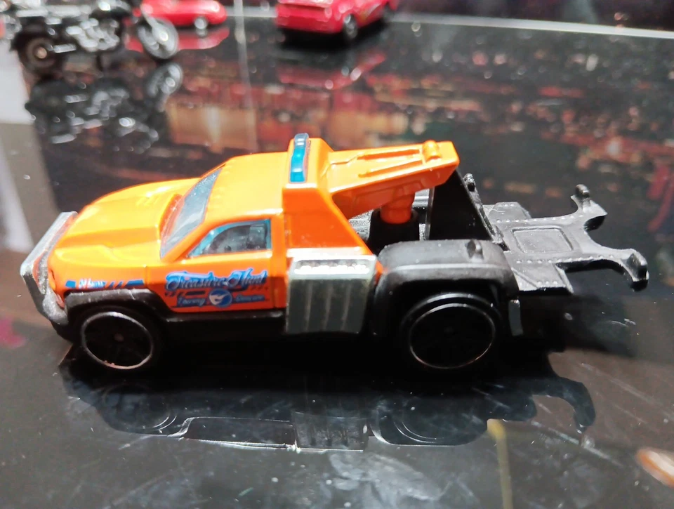 Camión Hot Wheels Duty Treasure Hunt 2012 remolque naranja fundido a presión 1:64 3,5" Foto 2 de 4