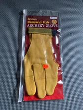 Allen Archery Glove XL Damascus Style 3 Finger with Wrist Strap