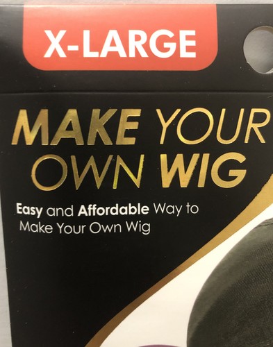 Qfitt Stretch Wig Cap Mesh Dome Style X-Large #5021 ~ Black - Picture 3 of 6