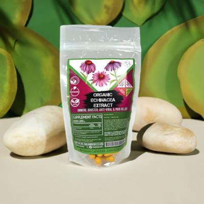 Bio Echinacea Kapseln | Hochfest 10.000mg Immununterstützung | Vegan