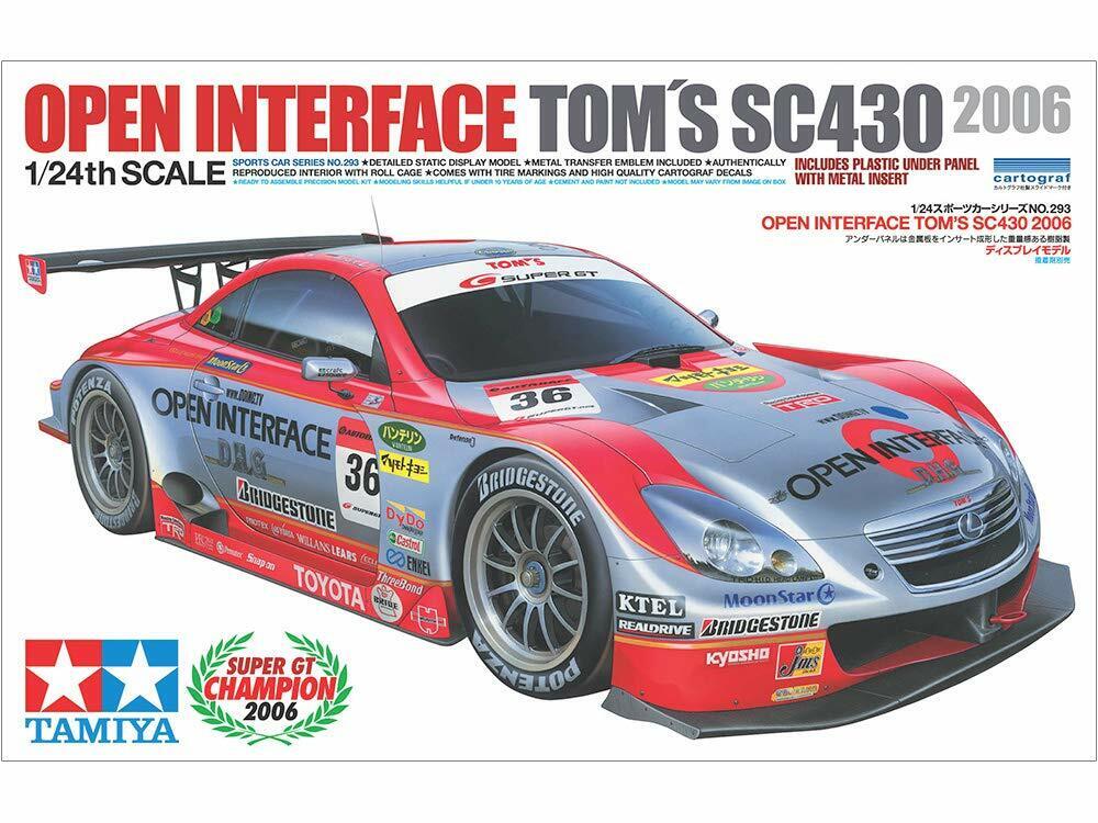 Tamiya 1/24 Sports Car Series No.293 OPEN INTERFACE TOM'S Tamiya 1/24 Sports Car Series No.293 OPEN INTERFACE TOM'S