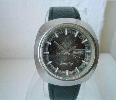 Montre Mécanique Vintage Unisexe Des Années 60-70 - Marques Yema/Mido, Style Militaire (Occasion)
