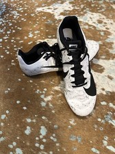 NIKE Zoom Rival Racing Running Shoes 907564-005 w/ Metal Track Spikes sz 10