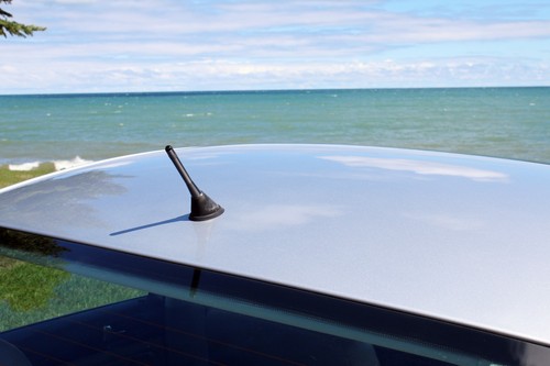 **CORTO** Mástil de antena de aluminio negro de 4" - Se adapta a: Lexus CT200H 2011-2016 - Imagen 6 de 10