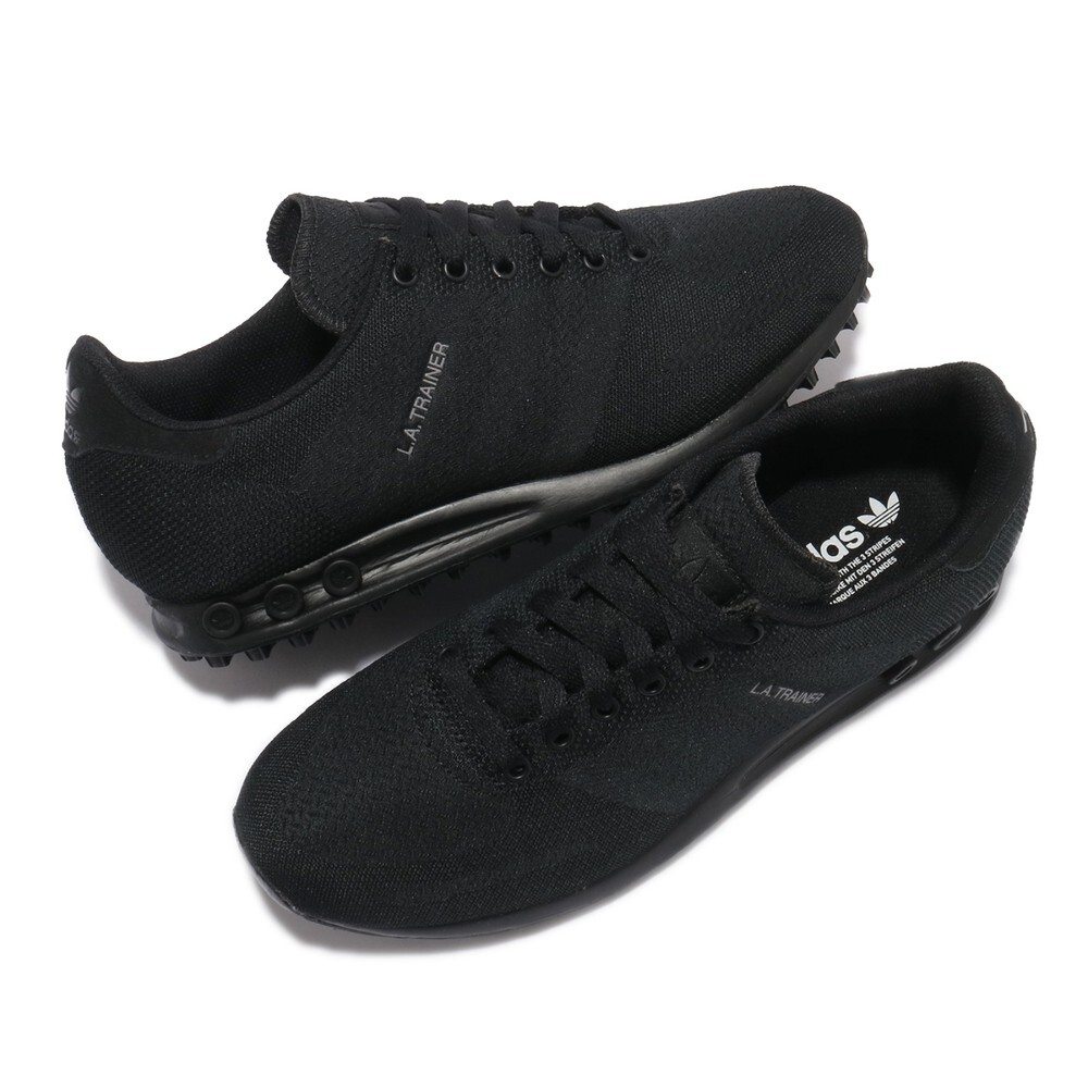 adidas La Trainer Woven Retro Originals Black Shoes Sneakers