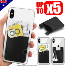 3M Silicone Smart Phone Wallet Card Stick On Cash Credit Opal Card Holder