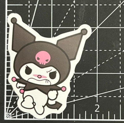 Kuromi Angry Stamping Feet - Vinyl Decal Sticker Bomb Tumbler EMO Sanrio KAWAII