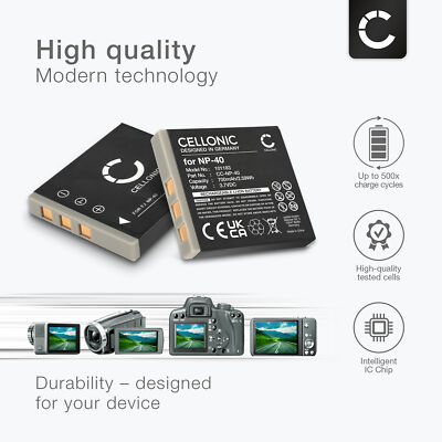 CELLONIC, Batteria Per Fotocamera, Compatibile Con Fuji