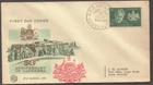 1963 Australia Canberra 50th Anniv OVERSEAS MAILER Emmbelished WCS Gower FDC