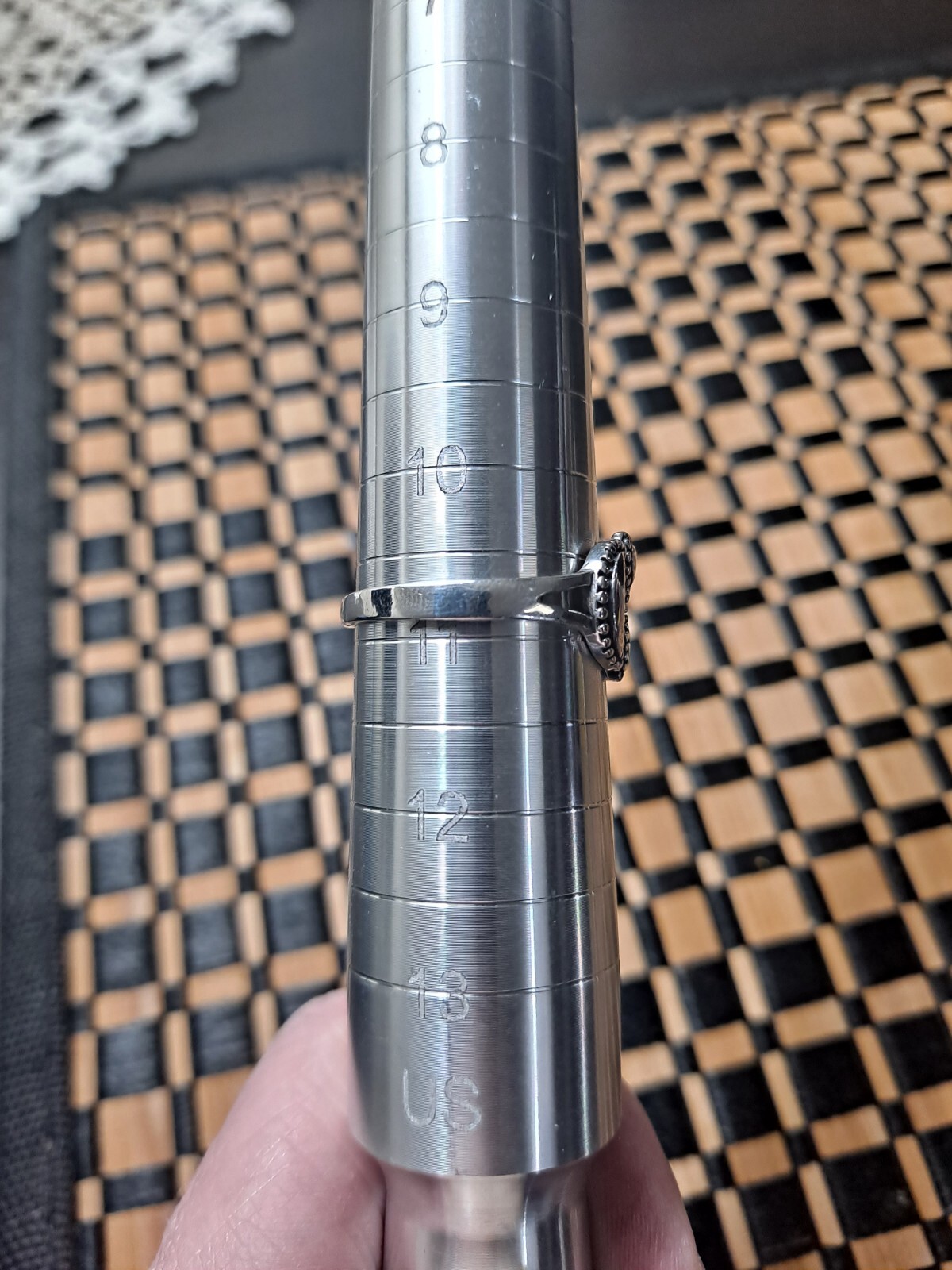 Sterling Silver Celestial Moon Star And Heart Ring - image 7