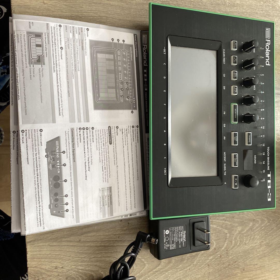 Roland TB-3 Touch Bass Synthesizer Bassline Used Free ship Roland TB-3 Touch Bass Synthesizer Bassline Used Free ship
