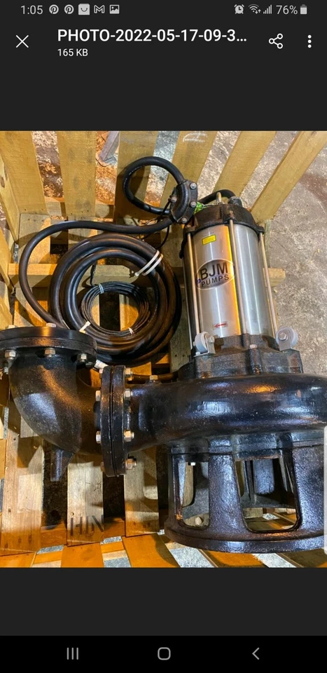 Bomba sumergible BJM modelo SK 150-C Foto 4 de 4