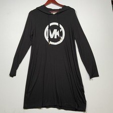MICHAEL Michael Kors Circle Logo Hoodie Dress Authentic New With Tags Size P/L