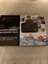 Husiway Black Compact Portable Action Camera Accessory Pack For GoPro