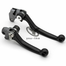 CNC 3D Pivot Clutch Brake Lever Set For YZ125X 2017-2021 YZ450FX 2019-2021 Black