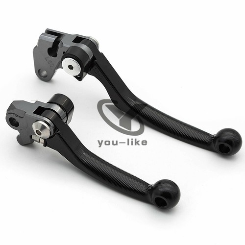 CNC 3D Dirtbike Pivot Clutch Brake Lever For KX 125 250 1997 - 1999 1998 Black - Picture 4 of 10