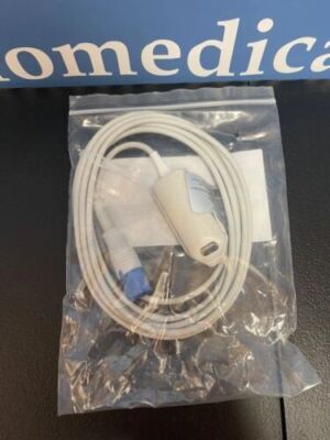 Philips Adult Hard Shell Finger SpO2 Sensor D Connect 8 Pin Conn. Cable ...