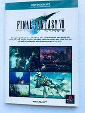 Final Fantasy 7 VII Guide Book Strategy First Edition with Postcard,Flyer