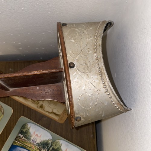 Antique Keystone Monarch Stereoscope Stereo Viewer- With 7 Viewing Cards - Picture 3 of 18