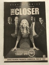 The Closer Vintage Print Ad Kyra Sedgwick JK Simmons TPA22