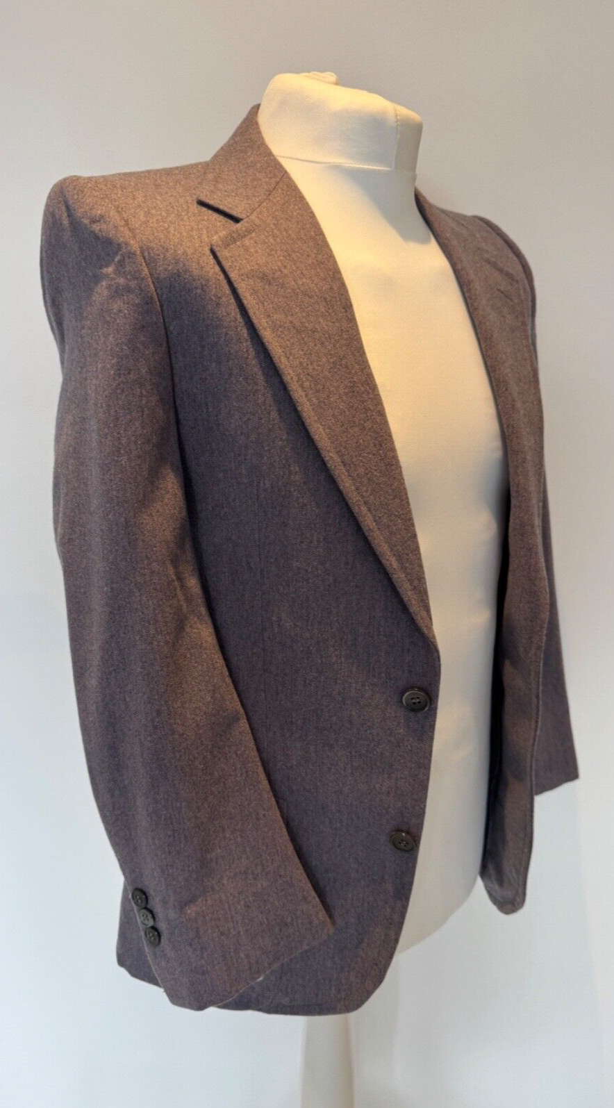 Splendida giacca in lana di lavanda gigli YSL Yves Saint Laurent piccola