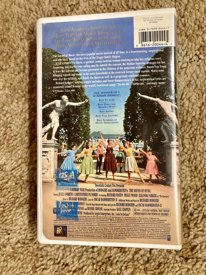The Sound Of Music VHS (Sealed) Fox Video 1996 - Image 2 of 4