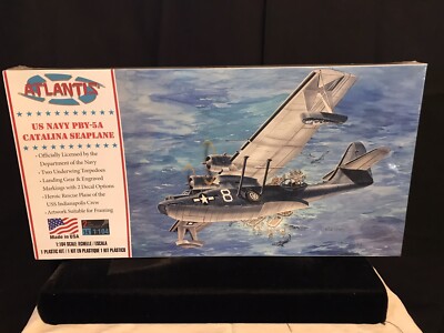 ATLANTIS M5301 US NAVY PBY-5A CATALINA SEAPLANE MODEL KIT- NIB-1:104 ...
