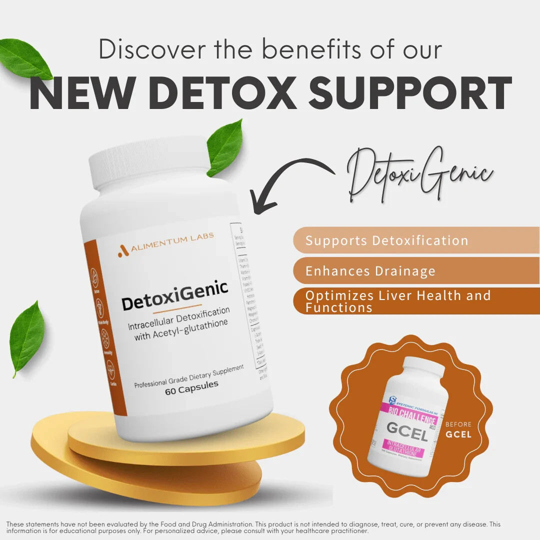 Alimentum Labs DetoxiGenic, Intracellular Detox w/Aceytl-Glutathione, 60 Caps Alimentum Labs DetoxiGenic, Intracellular Detox w/Aceytl-Glutathione, 60 Caps