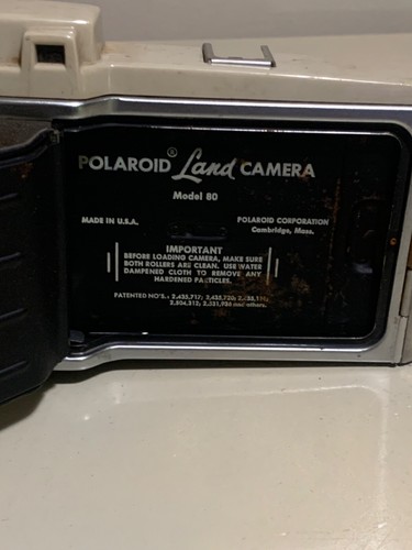 Vintage Polaroid Land Camera Model 80A Vintage Untested - Picture 4 of 13