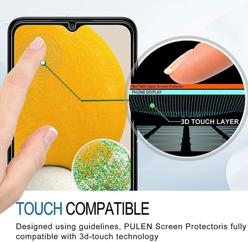 3X Tempered Glass Screen Protector For Samsung Galaxy M20,A13,A23,A33,A73 9H - Photo 10 sur 12