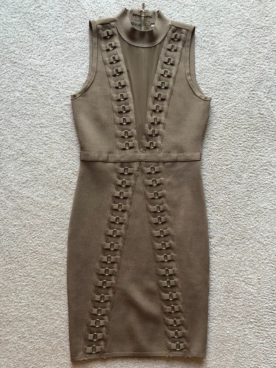 slim fit dress slacks Eve Gold Metallic Mini Dress, S