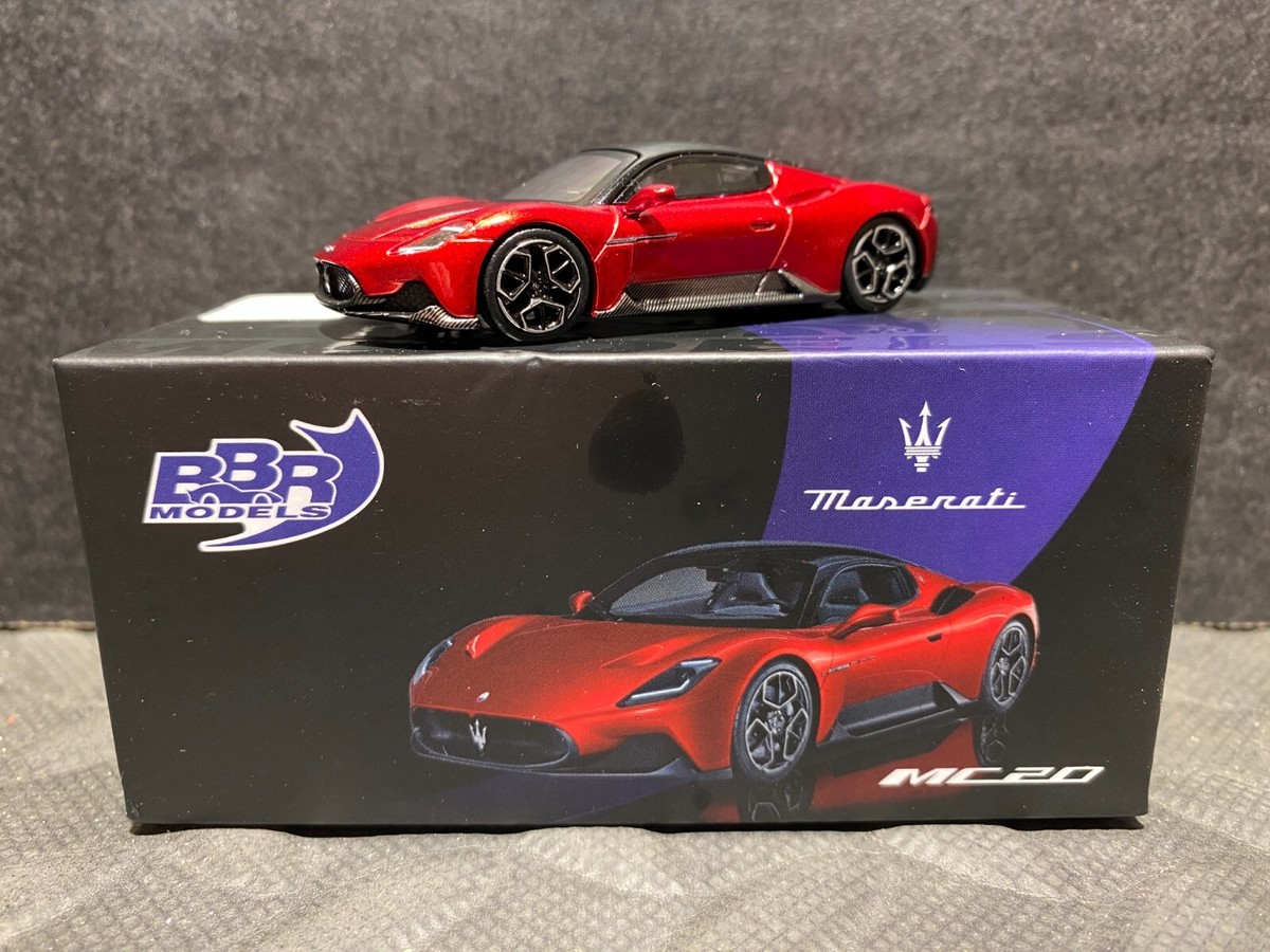 1/64 BBR MODELS MASERATI MC20 ROSSO VINCENTE RED | eBay