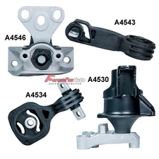 4PCS Engine Motor & Trans Mount Set for 2006-2010 Honda Civic 1.8L Auto Trans