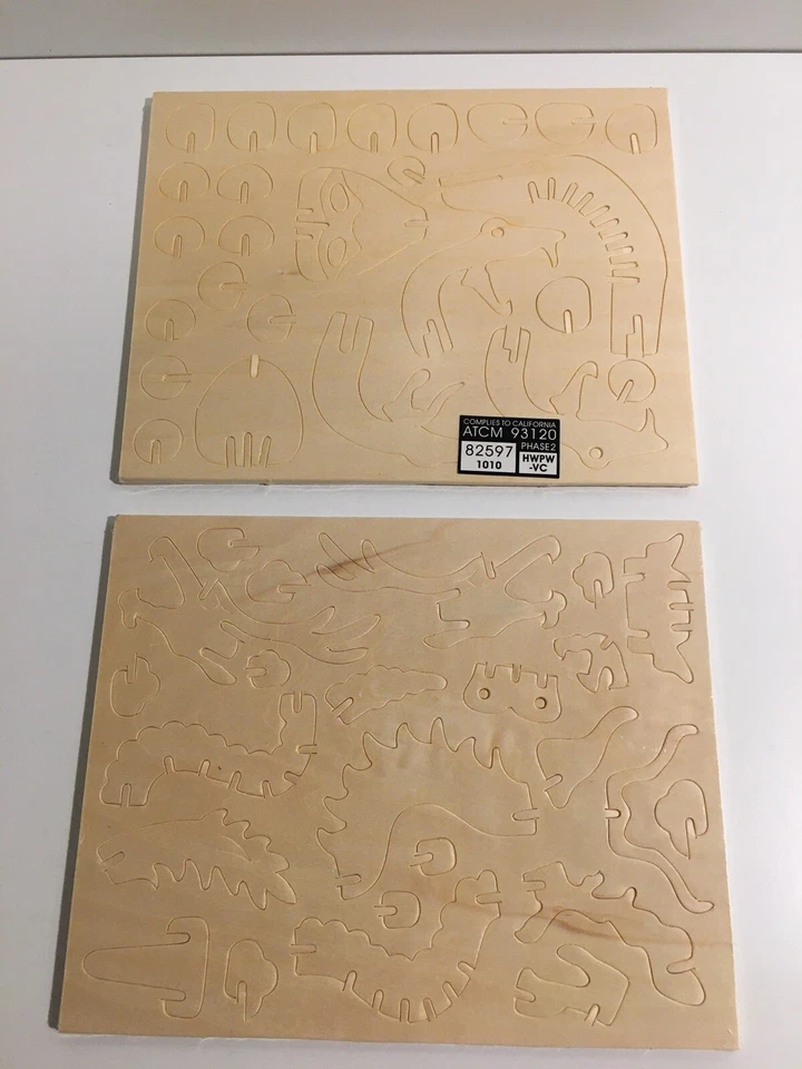 Creatología Serpiente Serpiente y Dragón Volador Rompecabezas de Madera Lote de 2 - NUEVO Foto 4 de 4