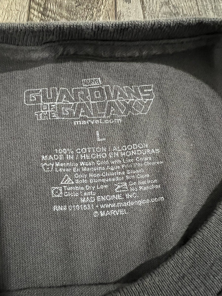 ポジティブ Marvel Comics Guardians of the Galaxy I am Groot T-shirt Size