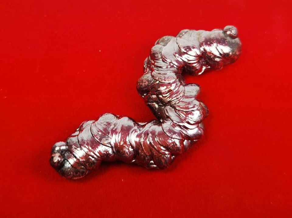 Best Powerful Leklai Naga Suriyan Racha Red Thai Amulet Magic Stone Lp Somporn  - Image 4 of 4