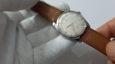 Vintage 1950's Omega Manual Wind Cal 410 Ref 2834-4SC Stainless