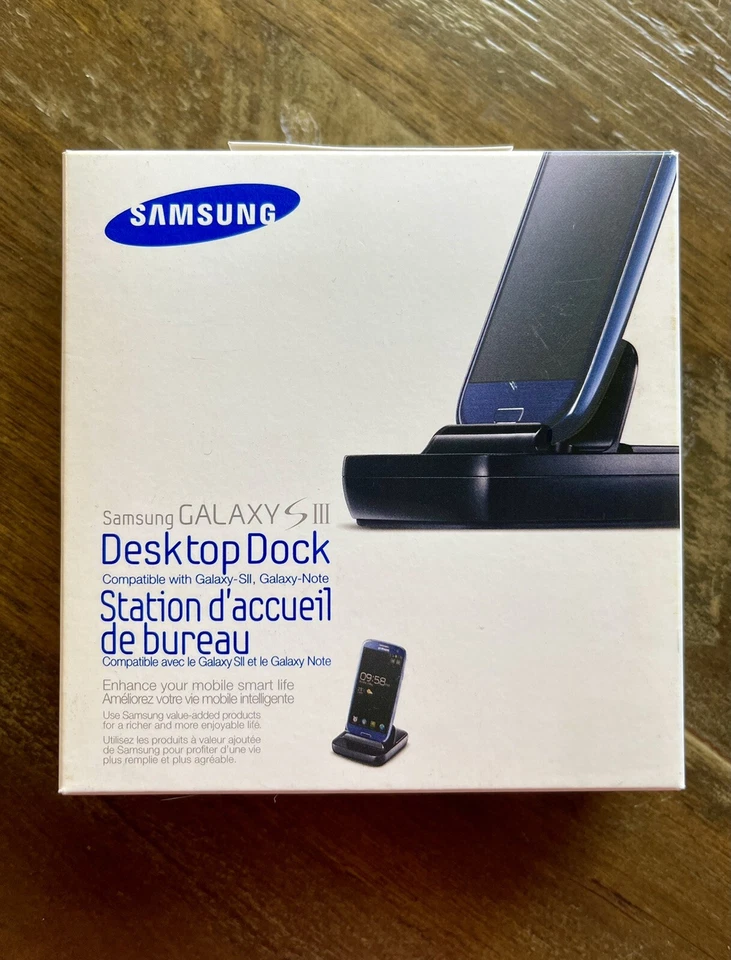 Base de escritorio Samsung Galaxy S III compatible con Galaxy-S II, Galaxy-Note + funda Foto 2 de 4